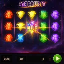 Vulkan Vegas - Starburst Slot Game